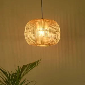Huba Bamboo pendant light- Handcrafted Mushroom-Inspired Lamp from Kerala