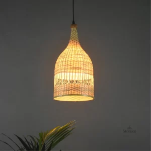 Botella Bamboo Hanging Light - Handmade Eco-Friendly Pendant LampBotella
