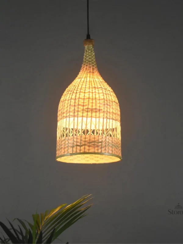 Botella Bamboo Hanging Light - Handmade Eco-Friendly Pendant LampBotella