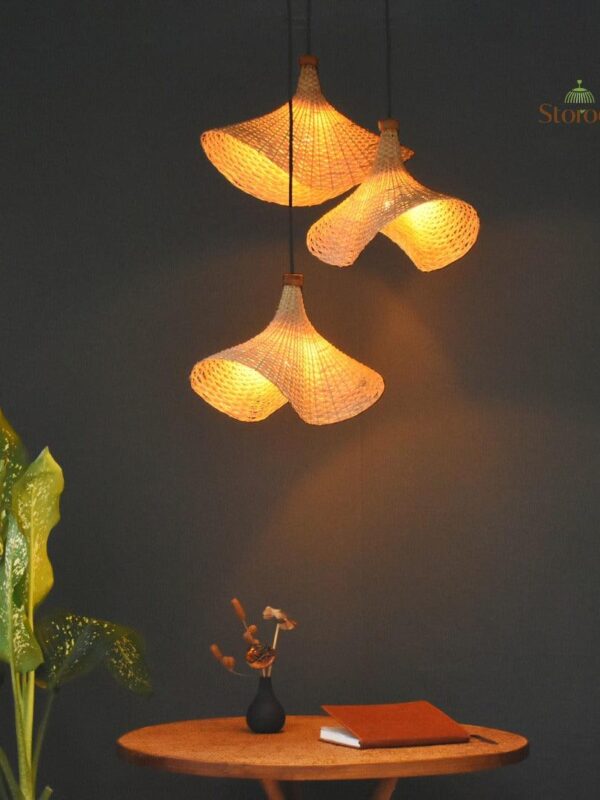 Onda Handmade Bamboo Pendant Lamp | wicker Light