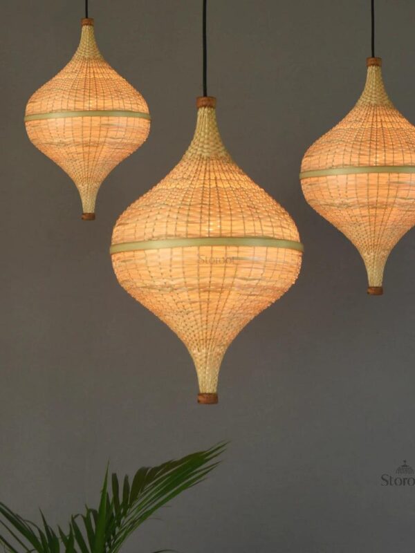 LumiNest Handmade Bamboo Hanging Lamp – Light for Modern Homes