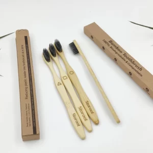 Bamboo Charcoal Infused Toothbrush - Eco-Friendly & Biodegradable