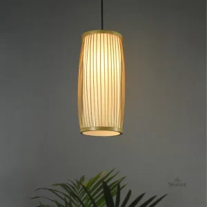 Celocia Bamboo Hanging Lamp - Handcrafted Eco-Friendly Ceiling Light