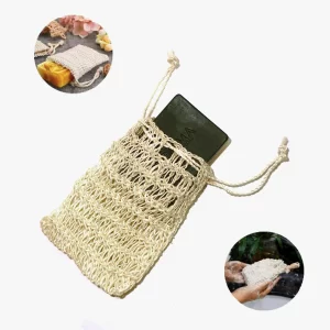 Soap Savers Pouch with Pure Sisal fiber Net