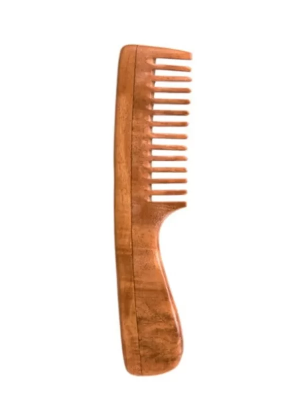 Neem Wood Comb – Wide Tooth